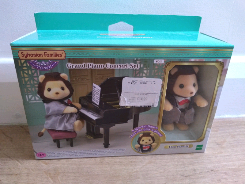 sylvanian families lion piano